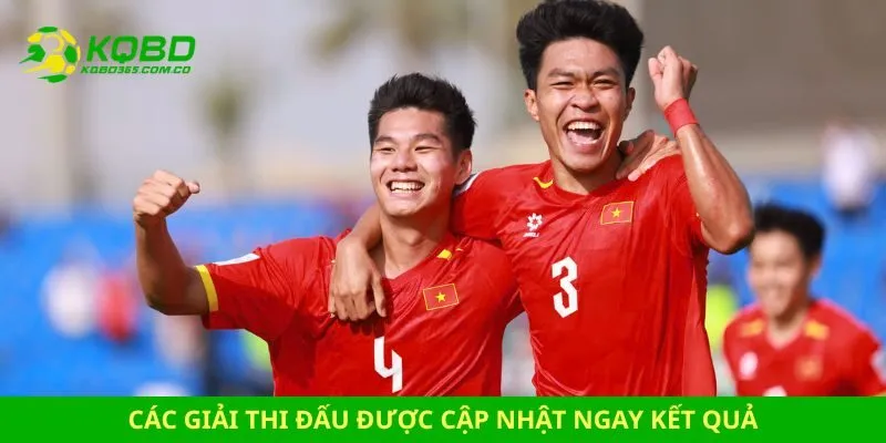 kết quả bóng đá Việt Nam Các giải thi đấu được cập nhật ngay kết quả