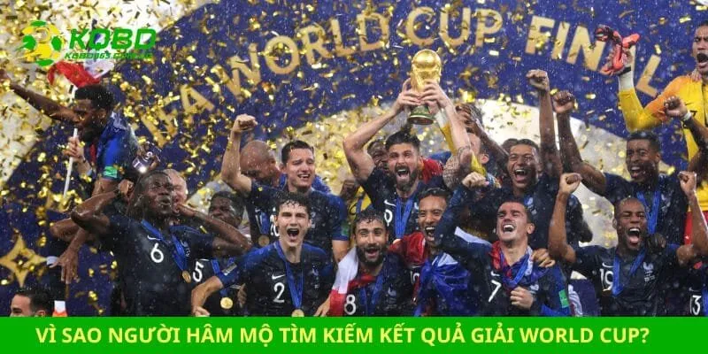 Vì sao người hâm mộ tìm kiếm kết quả giải World Cup?