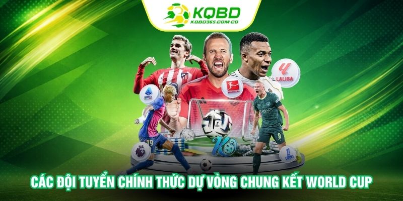Các đội tuyển chính thức dự vòng chung kết World Cup