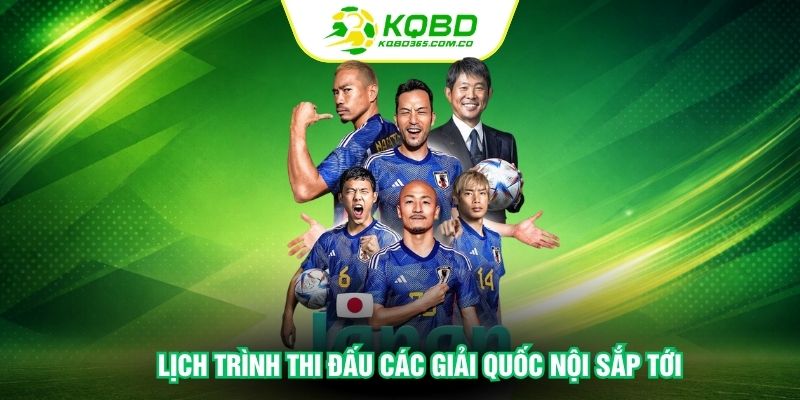 Lịch trình thi đấu các giải quốc nội sắp tới