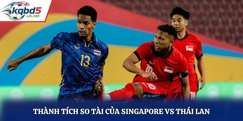 Thành tích so tài của Singapore vs Thái Lan